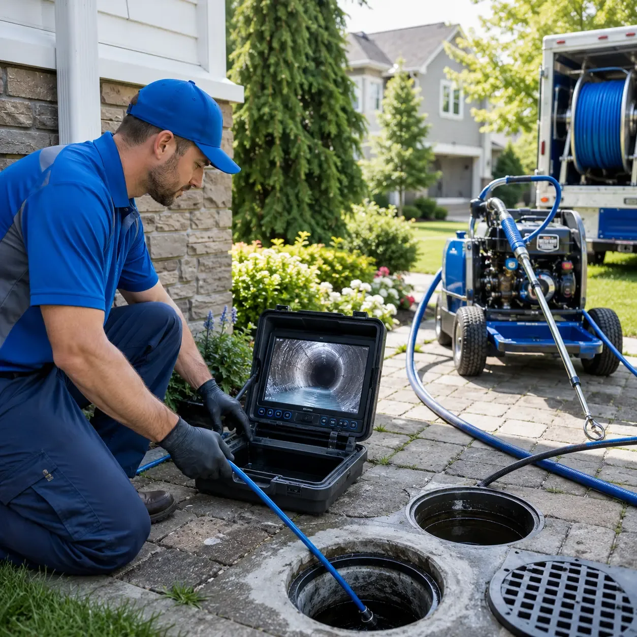 Outdoor drain cleaning professionals serving White Deer, PA
